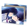 a couple kissing in the rain champagne canvas - Image 4