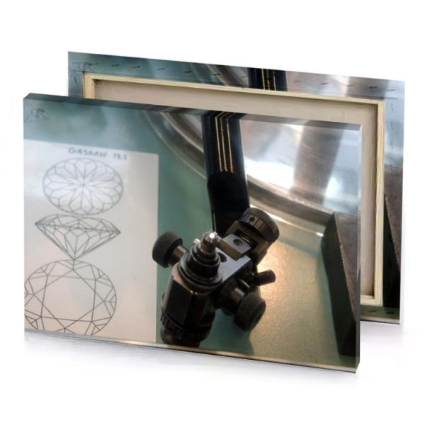 a diamond is shown on table dim gray canvas - Image 4