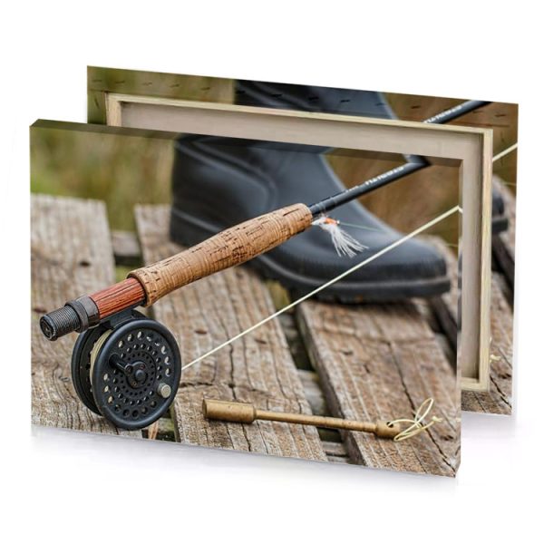 a fly rod with attached to it copper canvas - Image 4