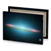 a galaxy with bright blue disk teal canvas - Image 4