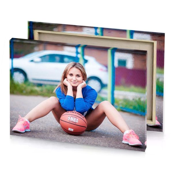 a girl sitting on the ground with basketball rose quartz canvas - Image 4