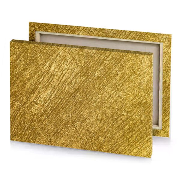 a gold background with rough texture peru canvas - Image 4