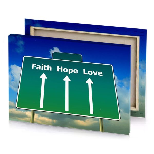 a green road sign teal canvas - Image 4