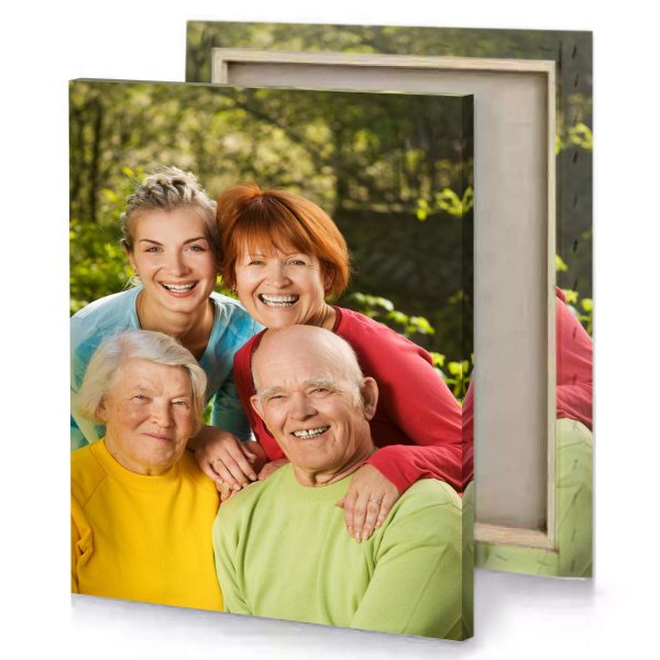 a group of three older people sage canvas - Image 4