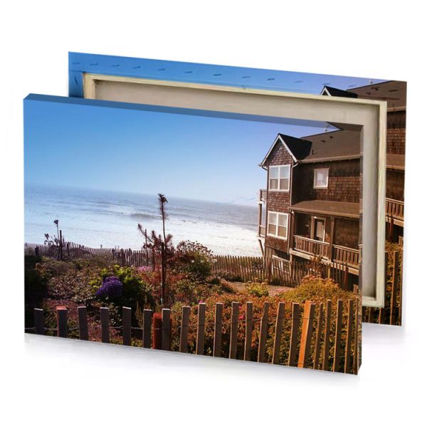 a house by the ocean light steel blue canvas - Image 4