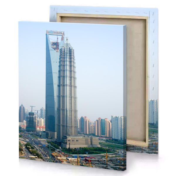 a large building slate gray canvas - Image 4