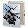 a large gray helicopter smoky black canvas - Image 4