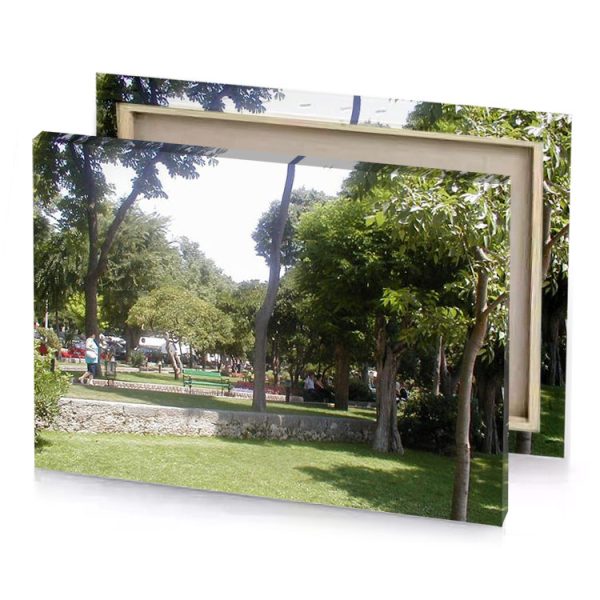 a large green tree zinnwaldite brown canvas - Image 4
