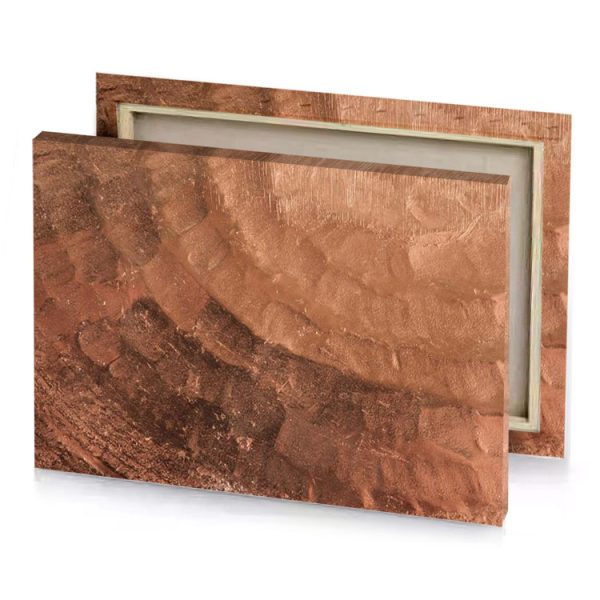 a large rock with hole in it bistre canvas - Image 4