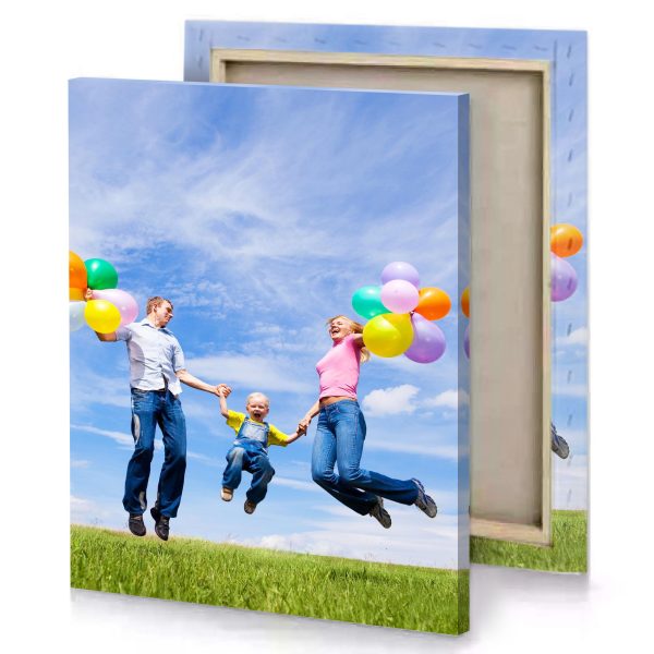 a man and woman jumping in the air with balloons iceberg canvas - Image 4