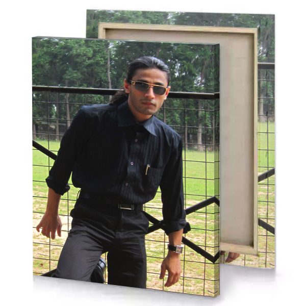 a man in black shirt and sunglasses smoky canvas - Image 4