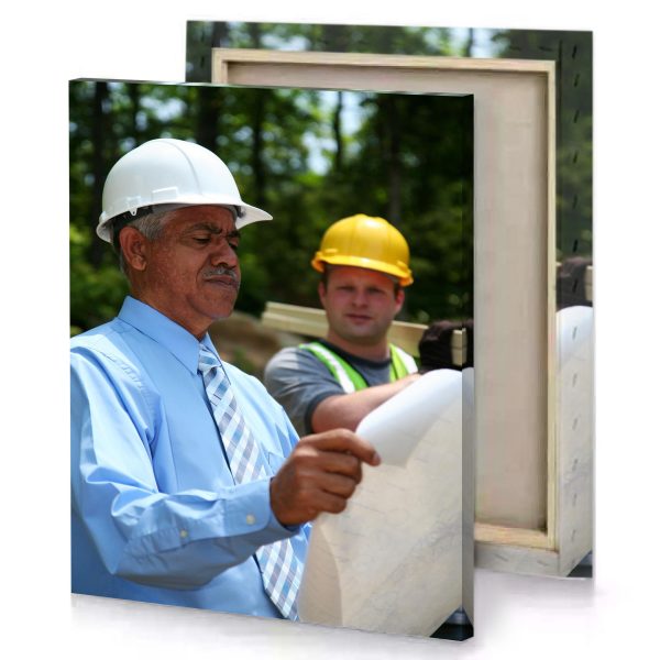 a man in hard hat and iceberg canvas - Image 4