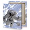 a man in space suit is the air gray canvas - Image 4