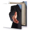 a man in suit and tie is pointing his finger bittersweet shimmer canvas - Image 4