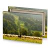 a man is herding sheep in field olive drab canvas - Image 4