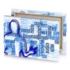 a man with laptop and blue background iceberg canvas - Image 4
