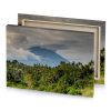 a mountain in the background slate gray canvas - Image 4