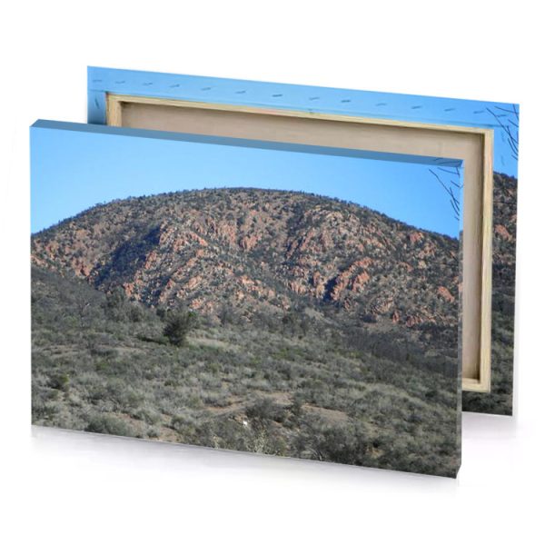 a mountain with very steep slope camouflage green canvas - Image 4