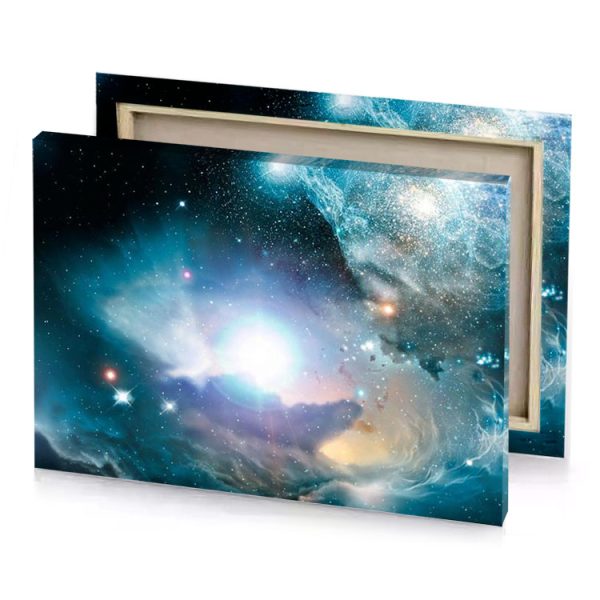 a nebula light steel blue canvas - Image 4