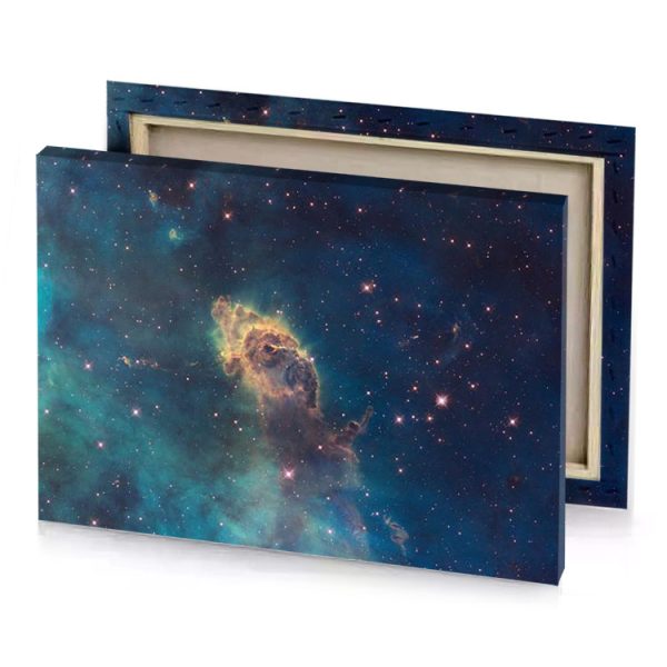 a nebula with star in the background prussian blue canvas - Image 4