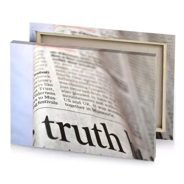 a newspaper with close up of platinum canvas - Image 4