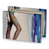 a painting of woman in bodysuit silver canvas - Image 4