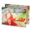 a painting with red and green paint on it tomato canvas - Image 4