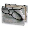 a pair of glasses resting on bible camouflage green canvas - Image 4