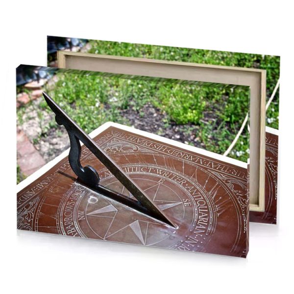 a pair of scissors is on piece brown paper camouflage green canvas - Image 4