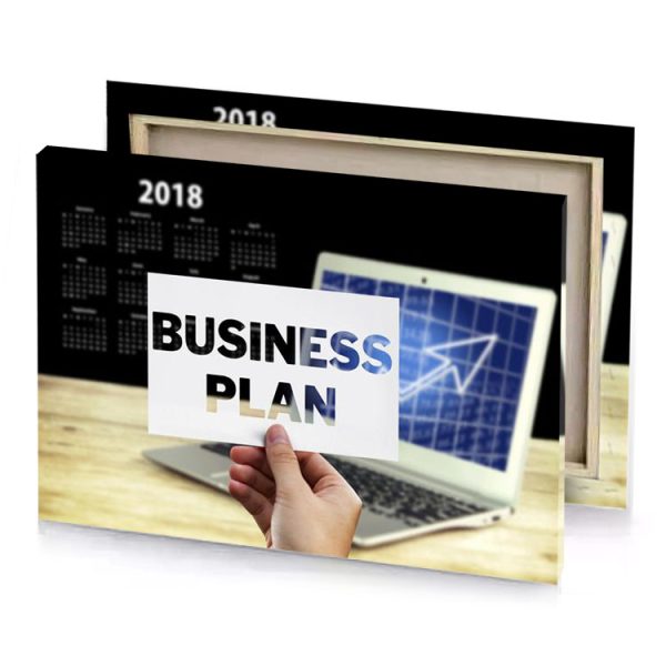 a person holding business plan card white smoke canvas - Image 4