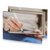 a person holding cell phone and pen rosy brown canvas - Image 4