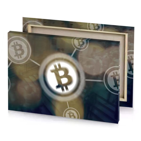 a person holding coin in front of digital image white smoke canvas - Image 4