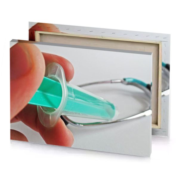 a person holding small green object in their hand silver canvas - Image 4