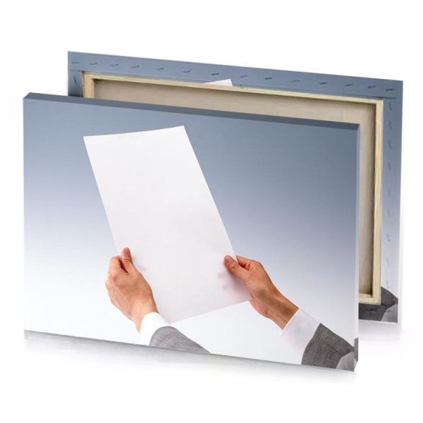 a person holding white piece of paper smoke canvas - Image 4