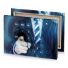 a person in suit is shown blue tunnel charcoal canvas - Image 4