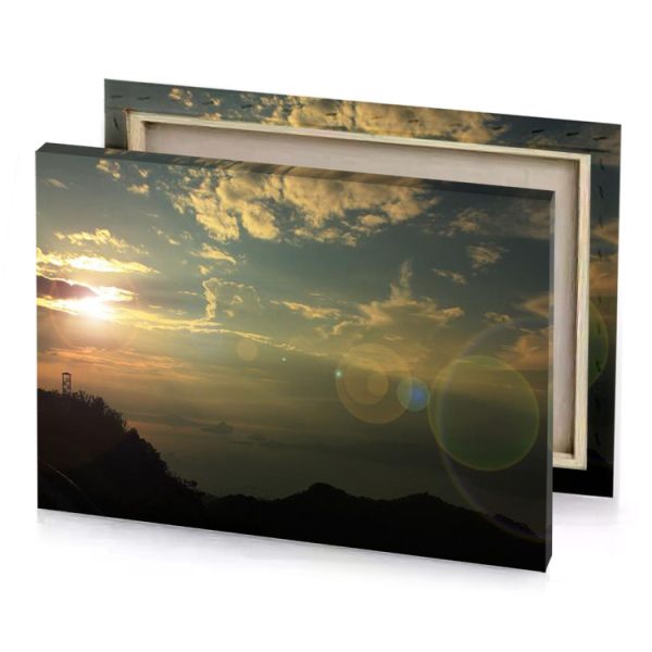 a person is flying kite in the sky camouflage green canvas - Image 4