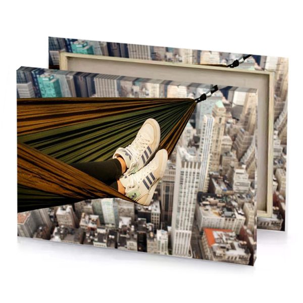 a person is sitting in ham on bistre canvas - Image 4