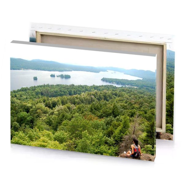 a person sitting on top of mountain olive drab canvas - Image 4
