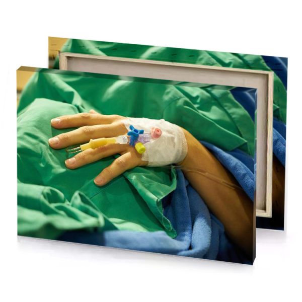a person with bandage on their hand copper canvas - Image 4