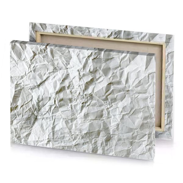 a piece of paper with lot crumpled manatee canvas - Image 4