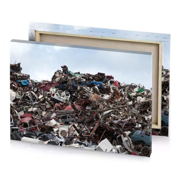a pile of junk taupe canvas - Image 4