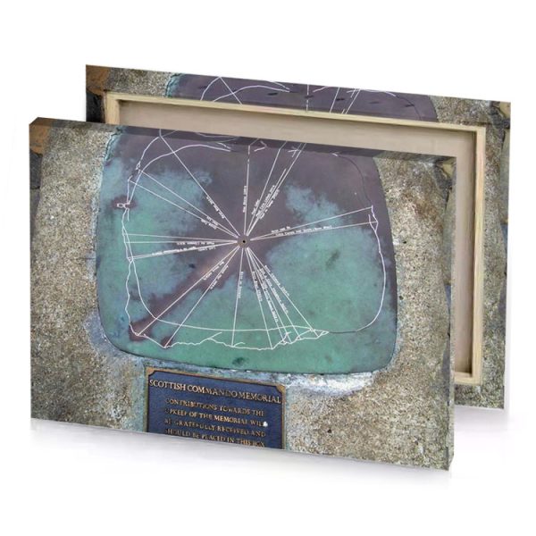 a plaque on stone light slate gray canvas - Image 4
