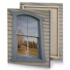 a window with reflection of house manatee canvas - Image 4