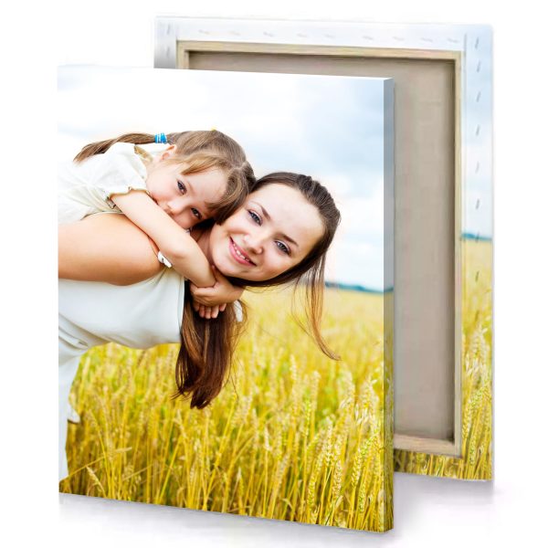 a woman and her daughter in field golden rod canvas - Image 4