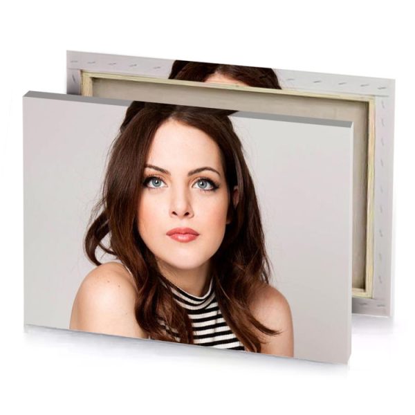 a woman with long brown hair and striped top thistle canvas - Image 4