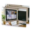 a wooden desk silver canvas - Image 4