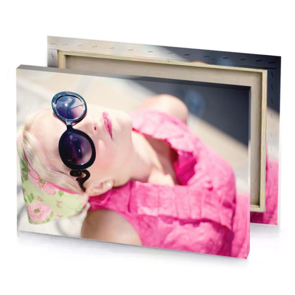 a young girl with sunglasses on her head apricot canvas - Image 4