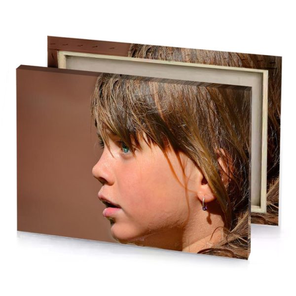 a young girl with tooth in her mouth bistre canvas - Image 4