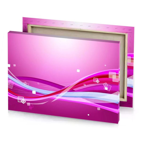 abstract background with colorful lines and squares rich brilliant lavender canvas - Image 4