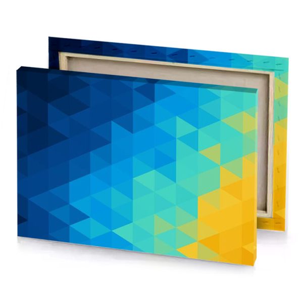 abstract geometric background vector medium turquoise canvas - Image 4